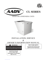 AAON CL Series Installation, Service And User Manual