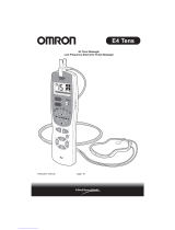 Omron E4 Tens User manual