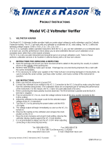 Tinker&Rasor VC-2 Product Instructions