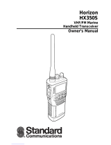 Standard Communications Hx 350s User manual