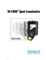 Vari Lite VL1000 ERS Luminaire User manual