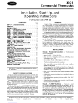 Carrier 33CS Installation, Start-Up, And Operating Instructions Manual