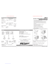 PFPower MAX IN-WALL MIW-XT Installation guide