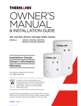 Thermann 50W124 Owner's Manual & Installation Manual
