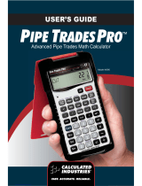 Pipe Trades Pro 4095 User manual