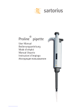 Sartorius ProLine User manual