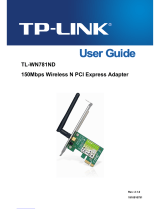 TP-LINK TL-WN781ND V2 User manual