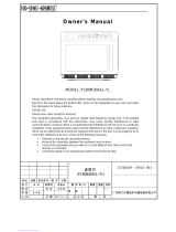 Guangdong Galanz Enterprises P180M30ASL-YL User manual