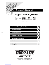 Tripp Lite Digital UPS 200703079 User manual