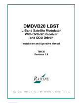 Radyne DMDVB20 LBST Operating instructions