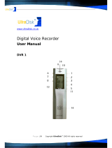 Ultra Disk DVR 1 User manual