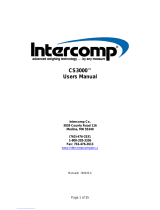 Intercomp CS3000 User manual