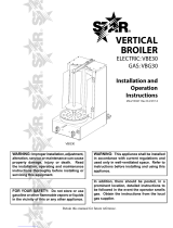 Star VBG30 Owner's manual