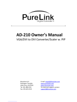Pure Link AD-210 Owner's manual
