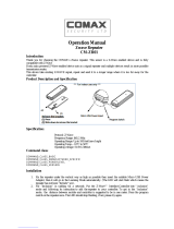 Comax CM-ZR01 Operating instructions