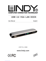 Lindy USB 2.0 Docking Station VGA User manual