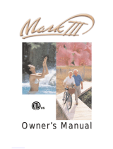 Hydro Spa Millennium Owner's manual