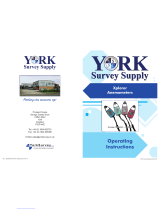 York Survey Supply 33245 Operating instructions