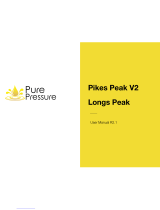 Pure Pressure Longs Peak User manual