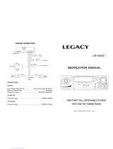 Legacy Car Audio LR185D User manual