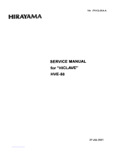 HIRAYAMA Hiclave HVE-50 User manual