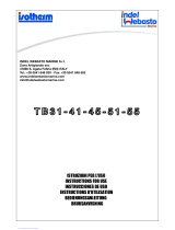 Indel Webasto Isotherm TB41 Instructions For Use Manual