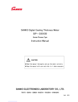 SANKO SP-3300D User manual
