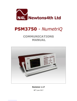 Newtons4th PSM3750 NumetriQ Communications Manual