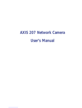 Axis 207 User manual