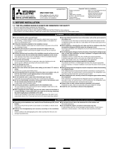 Mitsubishi Electronics MSZ-FD09/12NA User manual