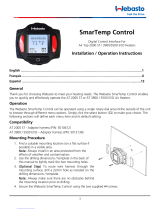 Webasto SmarTemp Control Operating instructions