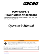 Echo TRIMMER ATTACHMENT SRM-261SB User manual