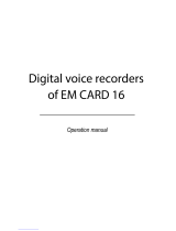 TS-market EM CARD 16 Operating instructions
