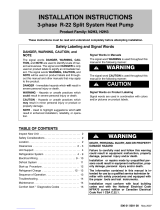 International comfort products N2H3 User manual