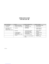 Becker 780 Operating instructions