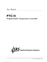 Stanford Research Systems PTC10 User manual