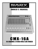 Nady Systems CMX-16A User manual
