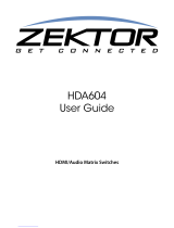 Zektor HDA604 User manual