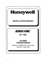 Honeywell BendixKing KT 76C Installation guide