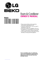 LG Beko LG-BKE 4600 D Owner's manual