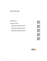 Axis P3343-VE User manual