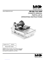 MK Diamond Products MK-660 SERIES Owner's Manual & Operating Instructions