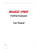 Magic-Pro ProMini Keyboard User manual