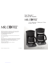 Mr. Coffee SK23 User manual