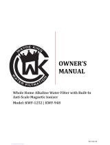 WAYDE KING WATER FILTRATION KWF-1252 Owner's manual