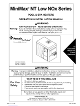 Pentair MiniMax 250 User manual