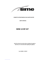 Sime MINI 12 BF ErP User manual