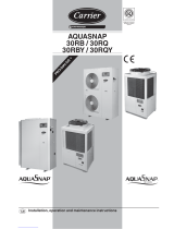 Carrier Aquasnap 30RQ Installation, Operation And Maintenance Instructions