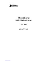 Planet ADE-4000 User manual