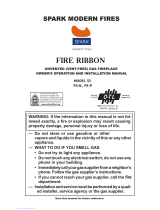 Spark Modern Fires FIRE RIBBON 53 FR-N Owner's Operation And Installation Manual